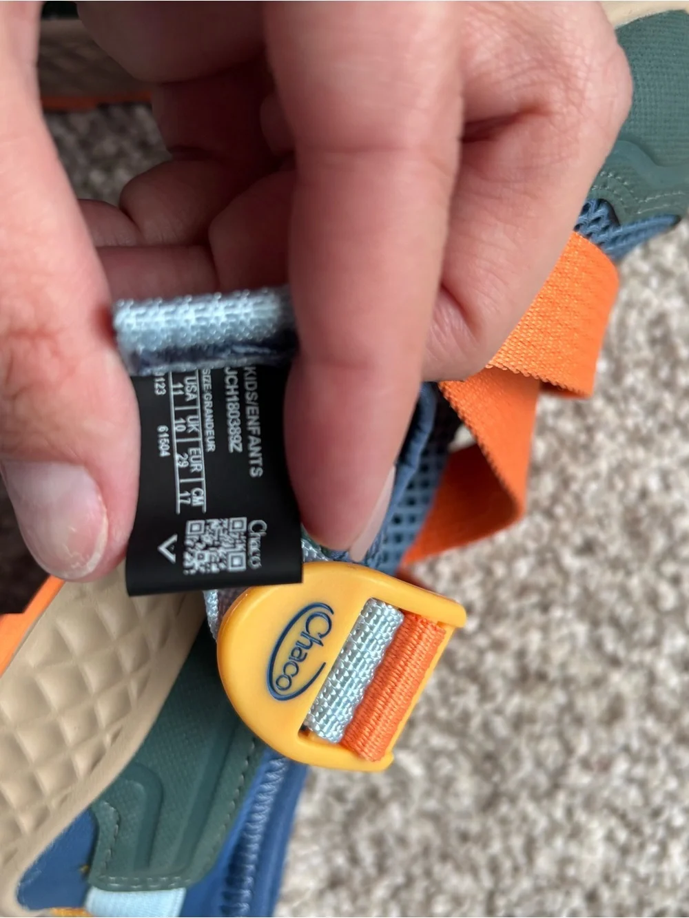Chaco includes outsole them